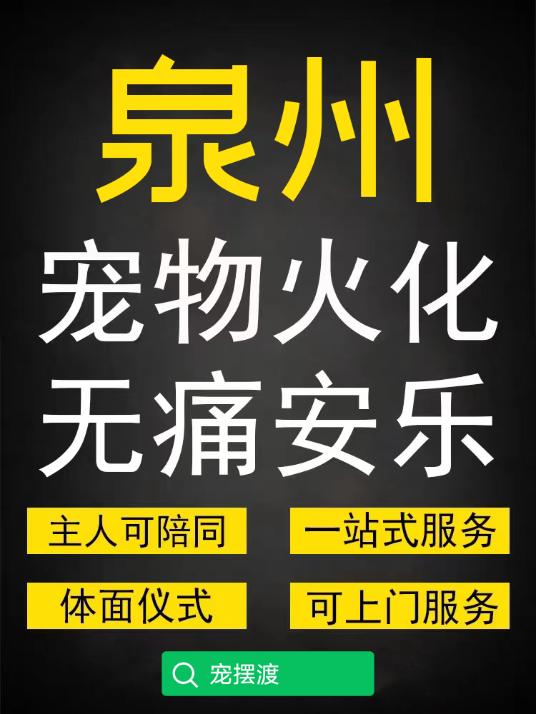 泉州本地怎么联系宠物殡葬火化上门接